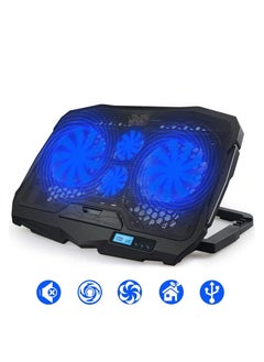 Laptop cooler fan stand with 4 blue fans suitable for 15,6 -17 inch laptops - pzsku/Z7A121328E938A5358AEAZ/45/_/1727010136/ad61f733-b2e7-4334-bab6-345c5091b501