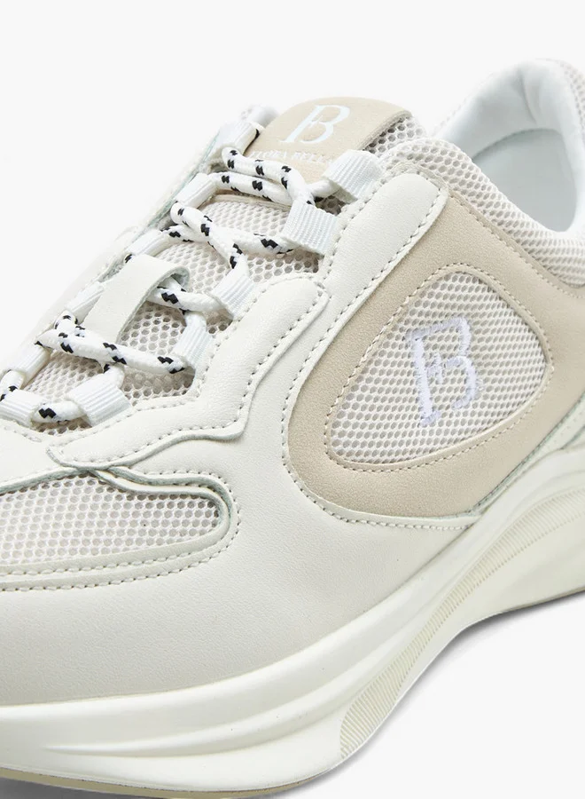 Flora Bella By Shoexpress Panelled Lace-Up Sneakers