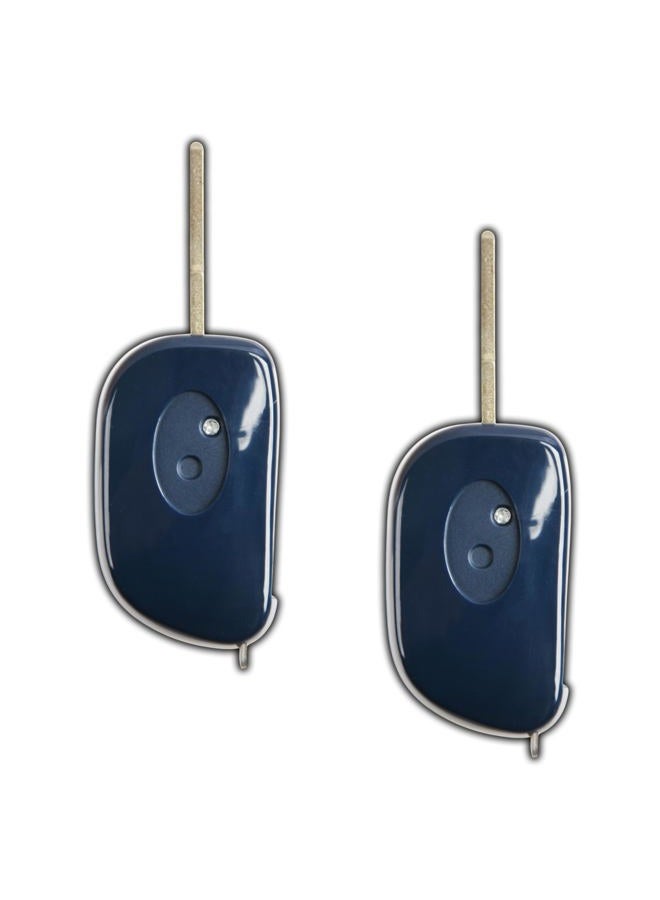 KeylessOption 2x Keyless Option Remote Flip Key Fob 3btn for Maserati GranTurismo Quattroporte (RX2TRF937) - Image 2