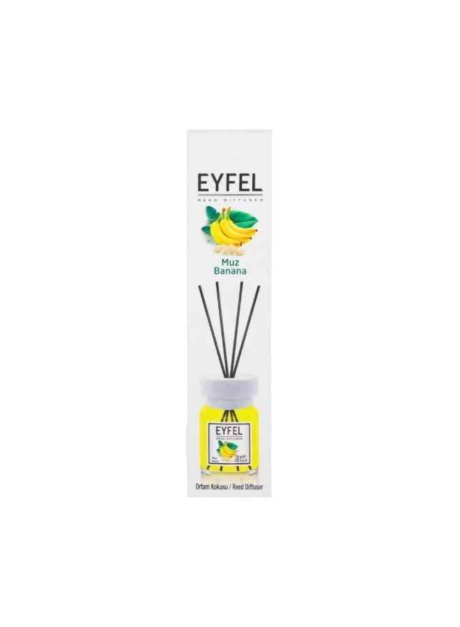 EYFEL Eyfel Reed Diffuser Muz Banana Perfume Aroma Home Fragrance- 120ml  - Image 1