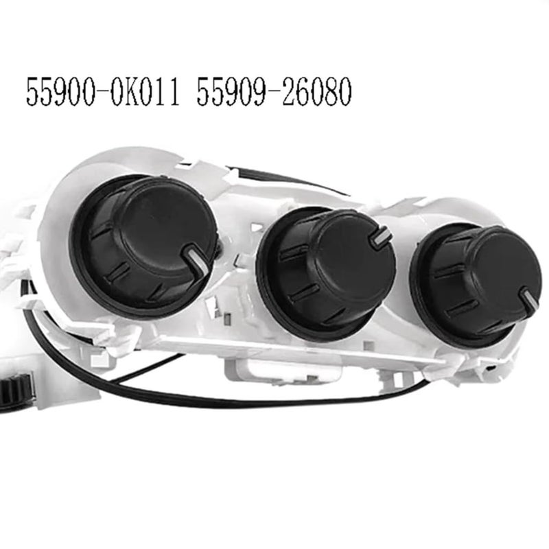 Auto Heater Control Unit Panel Switches 55900-0K011 559000K011 for N70 05-11 Air Conditioners Panel Replacement - Image 4