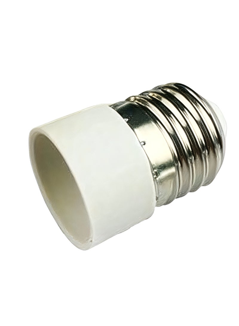 Terminator E27 to B22 Light Bulb Adapter – Screw Base Socket Converter for LED, CFL, Halogen Bulbs