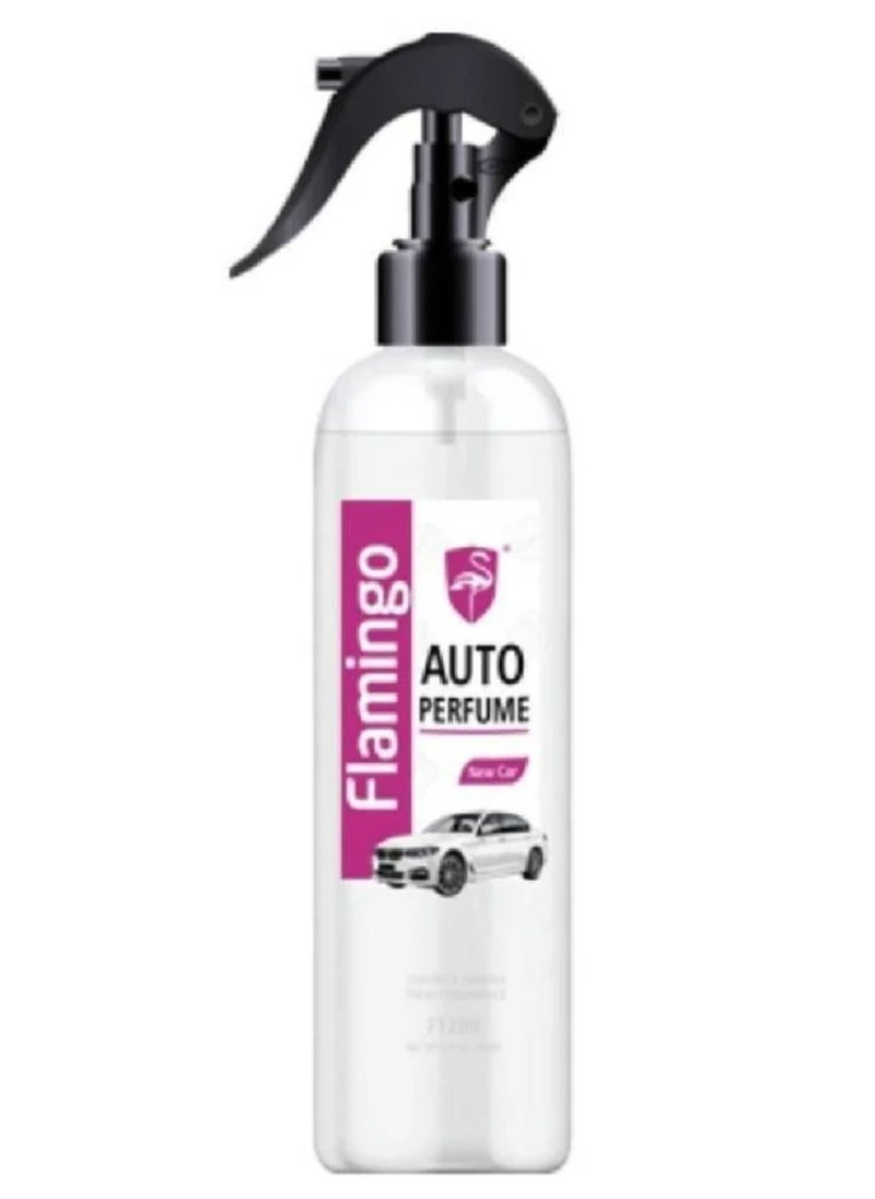 FLAMINGO Flamingo Car Sanitizer and Air Freshener - Black Ice Scent 