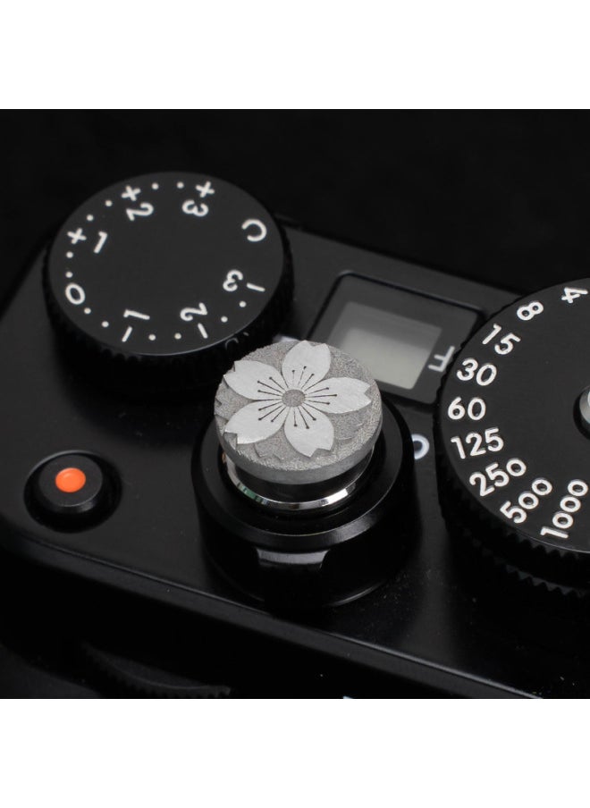 Generic - Suitable For Camera Xm5 Shutter Button Fuji Xt30 Second Generation Xt5x100vi Hot Boot Cover Nikon Leica Accessories-Color:Adhesive Shutter Button—aluminum Alloy - Image 1
