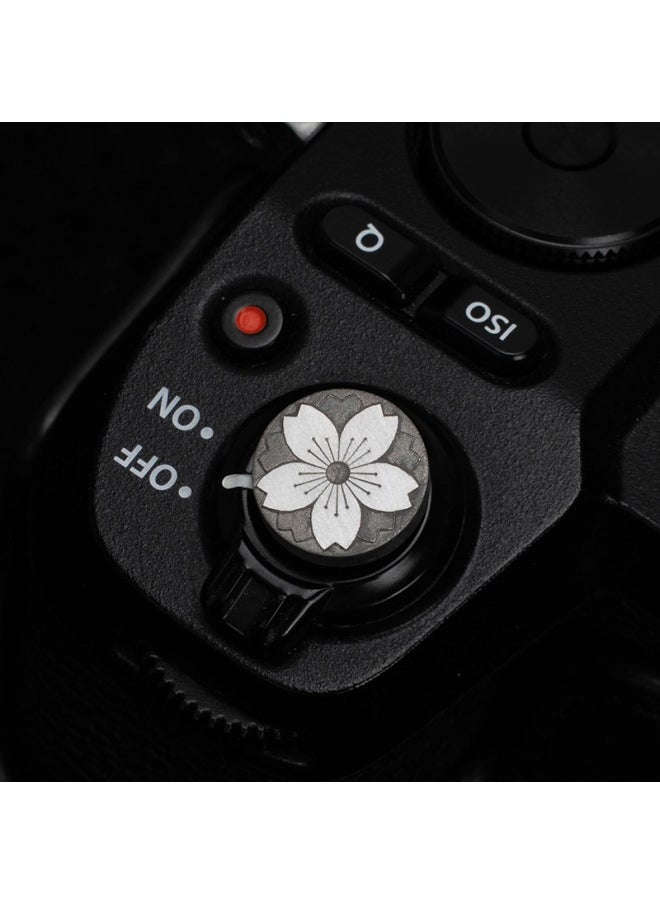 Generic - Suitable For Camera Xm5 Shutter Button Fuji Xt30 Second Generation Xt5x100vi Hot Boot Cover Nikon Leica Accessories-Color:Adhesive Shutter Button—aluminum Alloy - Image 1
