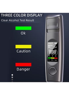 Generic Handheld High-Precise Alcohols Detector Non-Contacting Breath Blow Tester 10s Quick Response High-Sensitive Electronic Breathalyzer LCD Display  - Image 3