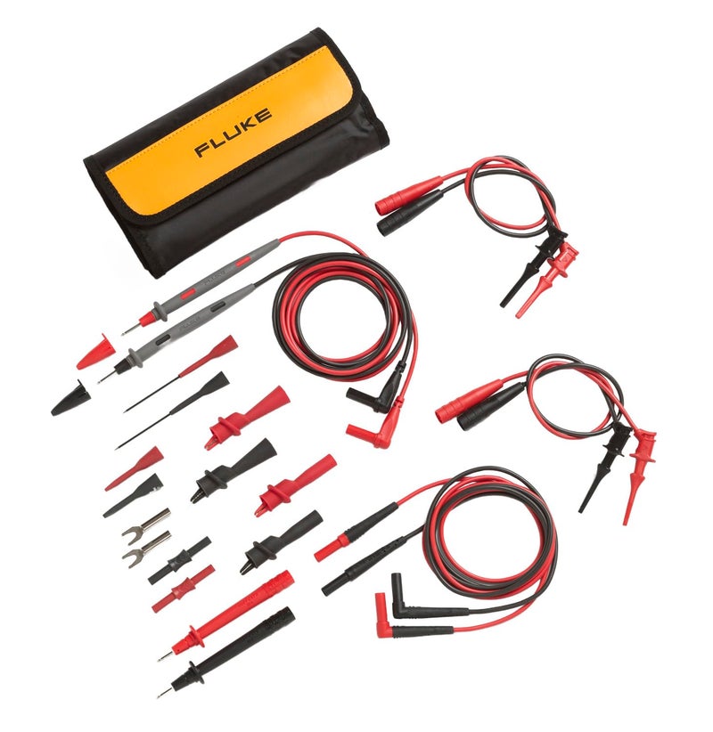 FLUKE Fluke TL81A Test Lead Set, Deluxe Electronic,Red/Black,Small - Image 1