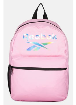 Reebok Kids Girl Brand Logo Backpack Bags, Pink  - Image 1