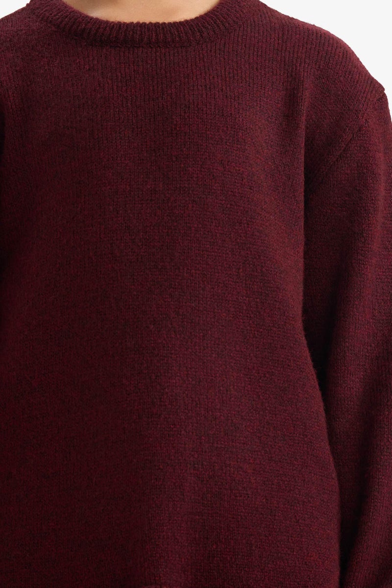 DeFacto Red Girl Bike Neck Regular Fit Long Sleeve Pullover Casual - Image 4