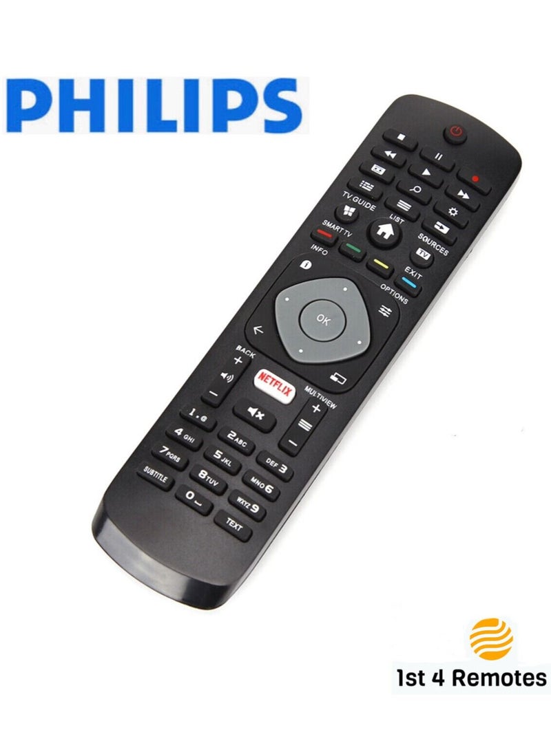 Remote Controls - Universal Replacement Remote Control for Philips LCD, LED, 4K, and UHD Smart TVs - Image 1
