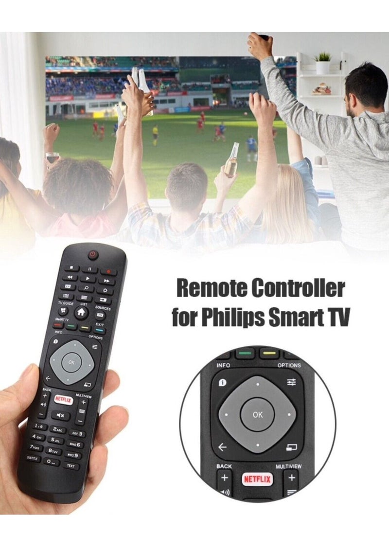 Remote Controls - Universal Replacement Remote Control for Philips LCD, LED, 4K, and UHD Smart TVs - Image 1