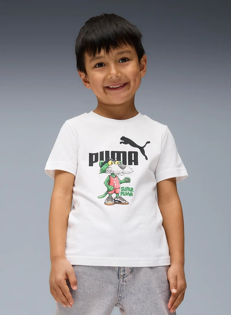 بوما تيشيرت برسومات سوبر للأطفال