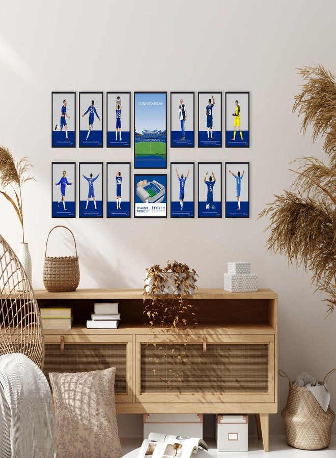 QUOTE - UNQUOTE ART Chelsea FC - Chelsea Poster - Stamford Bridge - 13x17 inches - Black Frame - Image 5
