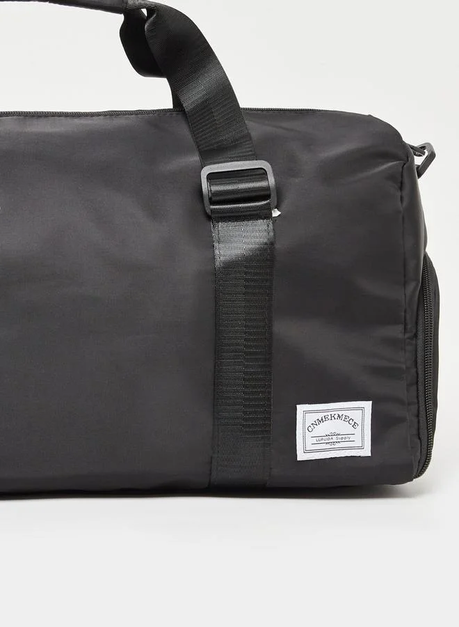 Styli Patch Detail Sports Bag with Double Handle