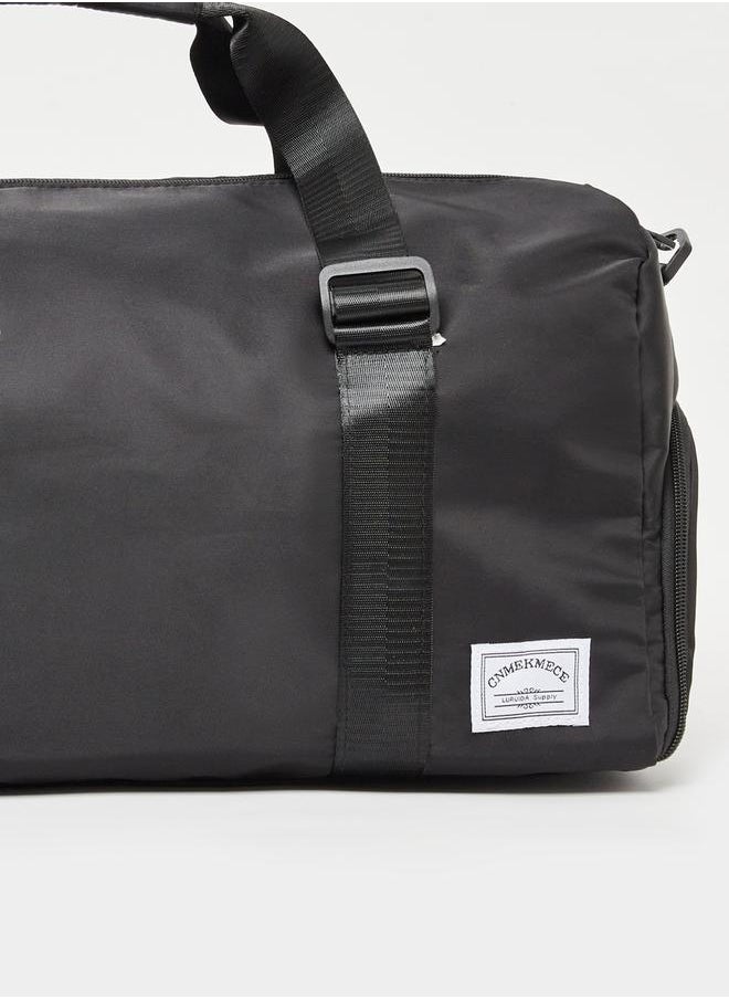 Styli Patch Detail Sports Bag with Double Handle  - Image 3
