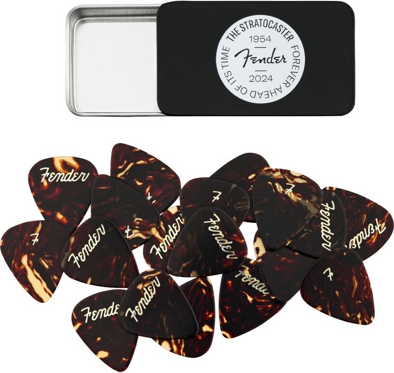 Fender 70th Anniversary Pick Tin with 12 Picks - Image 1