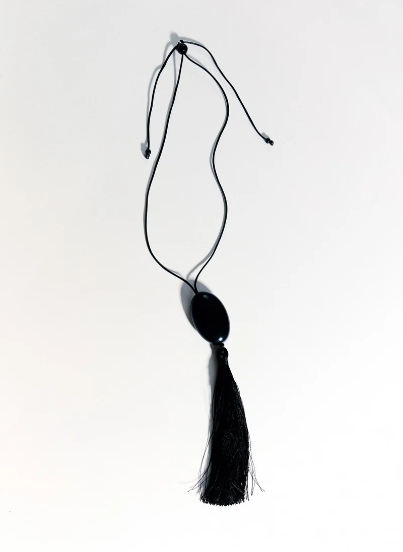 Lichi  Cord necklace with tassel pendant for Women | Best Price UAE