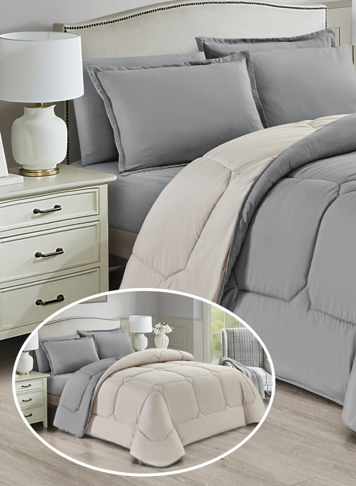 Moon Comforter Set Bedspread For One and A Half 4 Pieces Two Sides Medium Microfiber Filling170x220cm  - Image 2