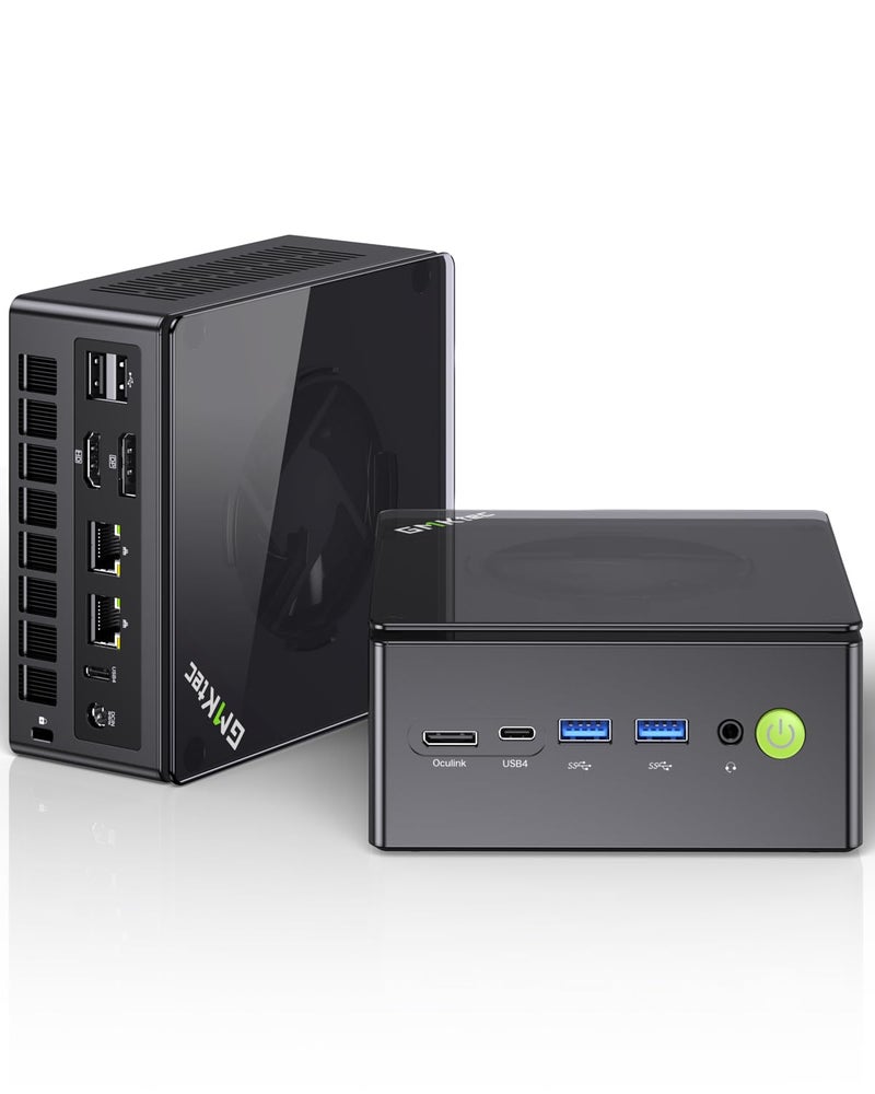 GMKtec Gaming Mini PC K8 Plus AMD Ryzen 7 8845HS(8C/16T, up to 5.1GHz) 32GB DDR5 RAM 1TB SSD, Desktop Computer Dual NIC 2.5G, HDMI 2.1, USB4 - Image 1