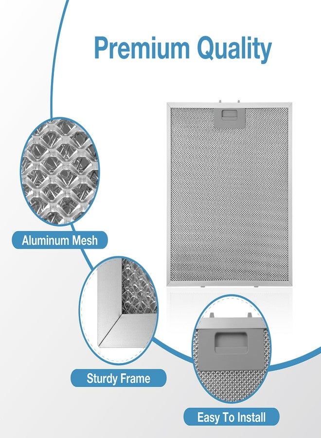 akrishely WA0575 Range Hood Filter 14-3/8" x 13-1/2" Compatible with Vissani 30-inch Pyramid or Wall Mount Range Hood, 5-Layer Aluminum Mesh Vent Filter （2 Pack） - Image 3