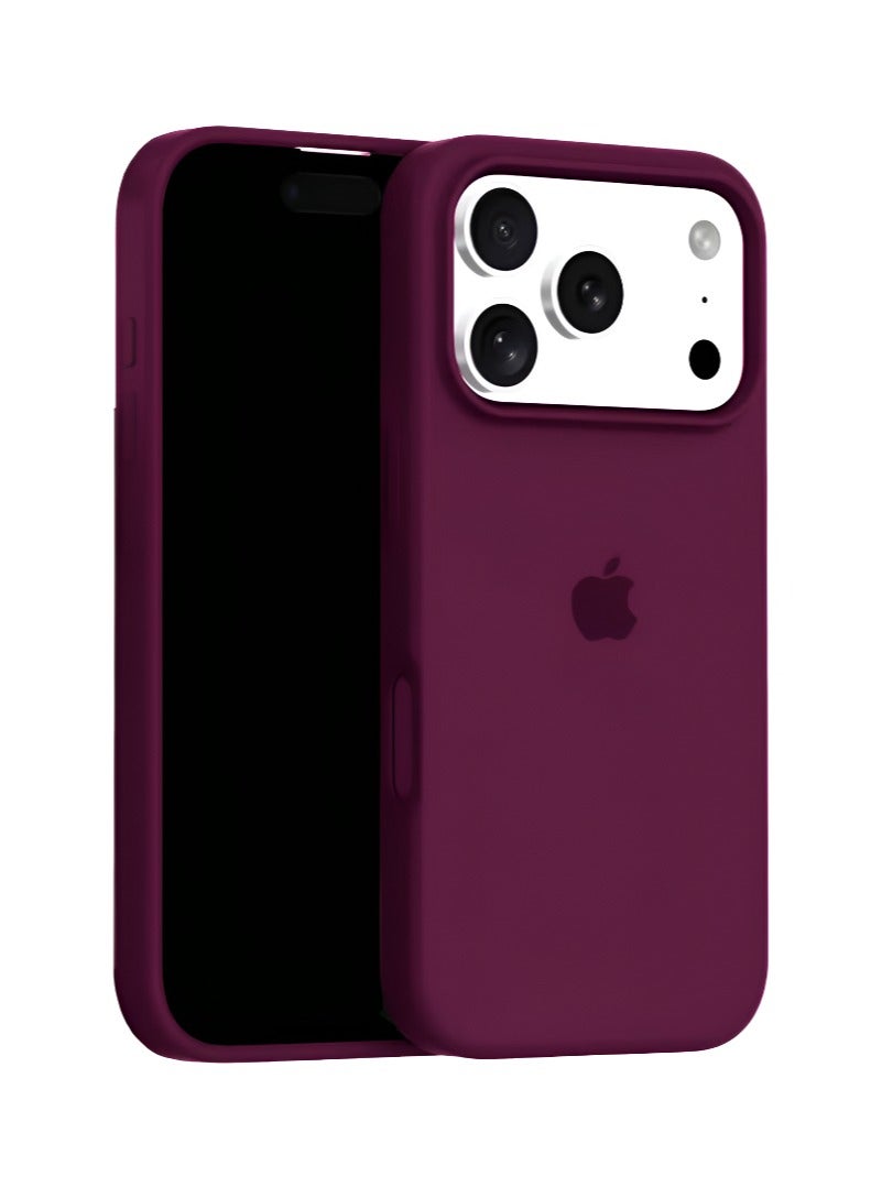 iPhone 17 Pro Max Case Liquid Silicone Silky Soft Touch Cover iPhone 17 Pro Max Full-Body Protection Anti-Scratch Shockproof Phone Case For iPhone 17 Pro Max 6.9-Inch - Image 1