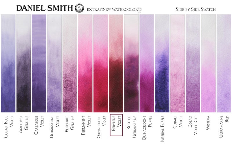 Daniel Smith Extra Fine Watercolor 15ml Paint Tube, Perylene Violet - Image 4
