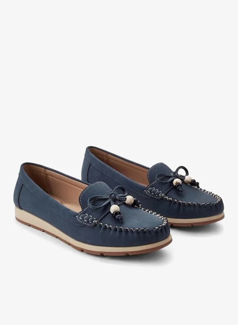 Le Confort Women Beaded Bow Moccasins