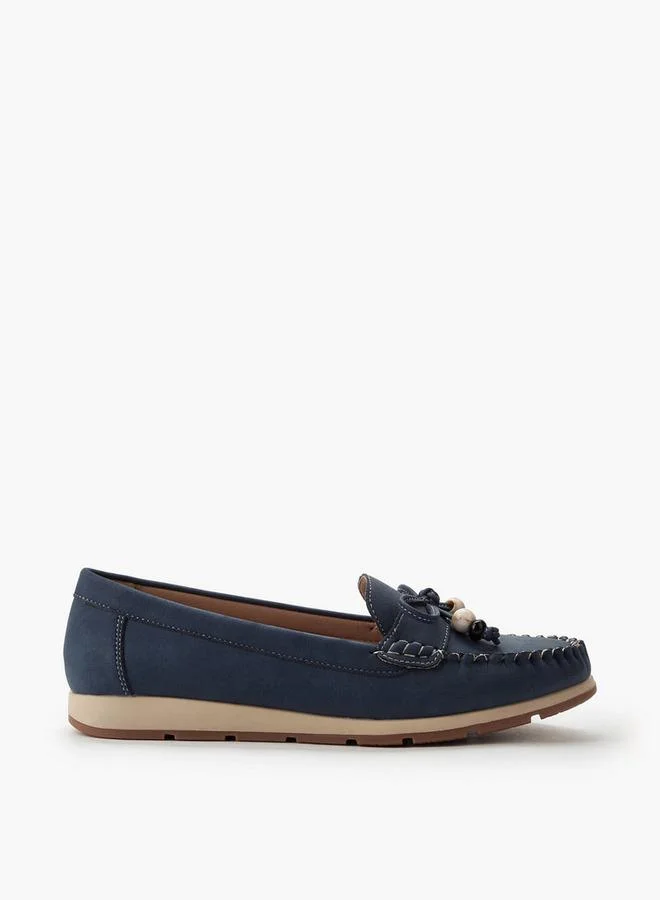Le Confort Women Beaded Bow Moccasins