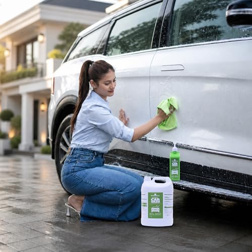 Herbocleanz Car Wash Shampoo Foaming Formula for Deep Cleaning & Shine Safe on Paint, Coating & Ceramic pH Balanced Car Detergent for Exterior Auto Detailing – 500 ml - Image 5