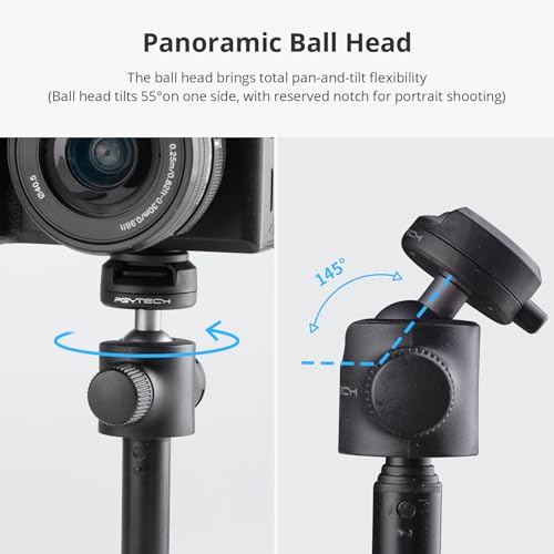 PGYTECH CapLock Extension Pole Mini Tripod for OSMO Action 5 Pro/4/3, for OSMO Pocket 3/2, Selfie Stick Rod for Gopro Hero 13/12/11/10, for Insta360 Ace Pro 2/One RS/R/X3, XiaoYi, Feiyu Action Camera - Image 3