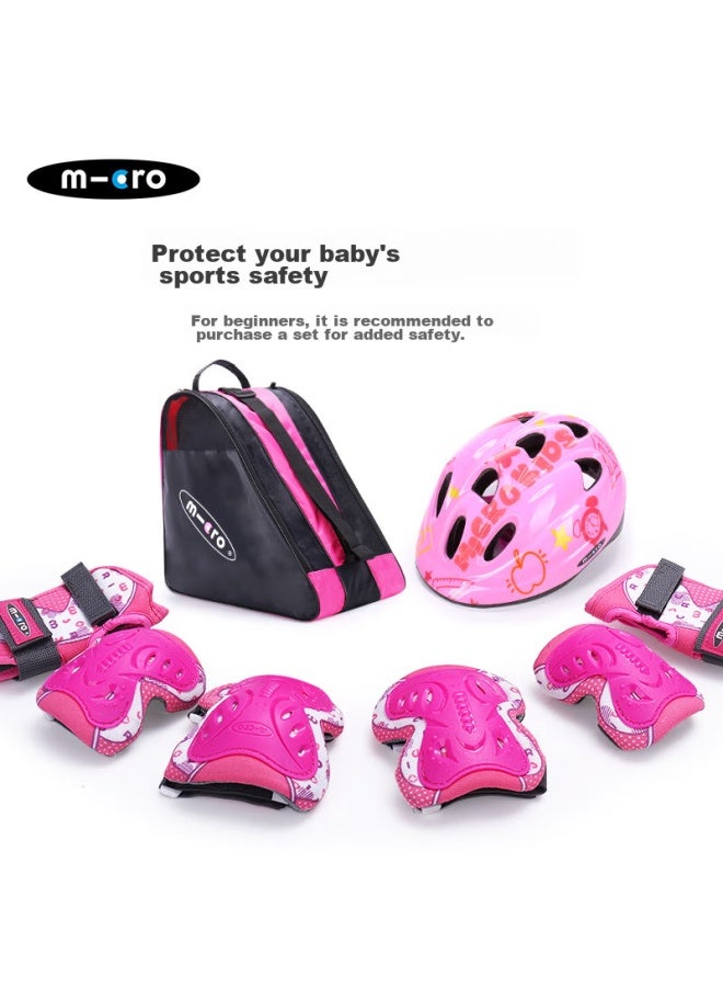 M-cro Inline Skates For Children, Boys And Girls, Micro Straight Skates, Suitable For Primary And Secondary School Students, X3 Pink Package, Size L - Image 1