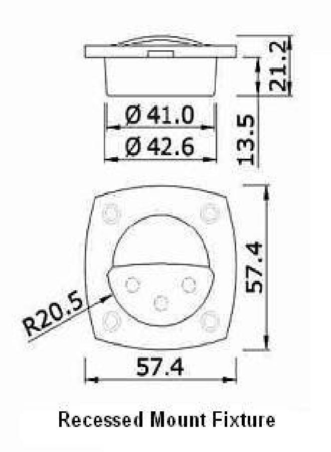 Pilotlights.net LED Convenience Courtesy or License Plate Light - Three (3) Cool White LEDs Inside A Waterproof, Compact 12VDC Fixture Truck, Auto, RV, Aircraft Lighting - Similar to Perko 1074DP2WHT - Image 5