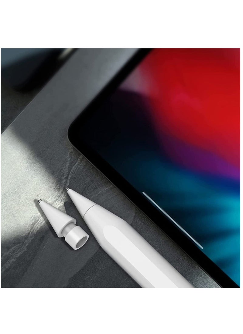 Generic - Tips Replacement for Apple Pencil 1st Gen and 2nd Gen, No Wear Out Fine Point Precise Control Pen Like Nibs for Apple Pencil (Light Grey 0.8mm 2 Pack) - Image 1