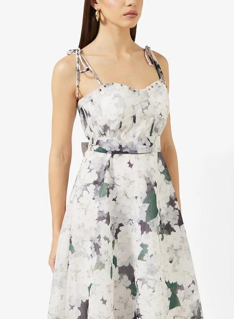ELLA Strappy Printed Dress