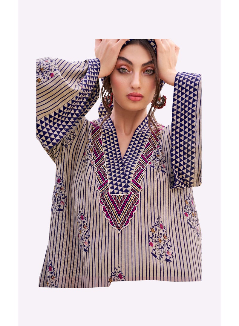 Sara Arabia Geometric Flora Jalabiya - Image 3