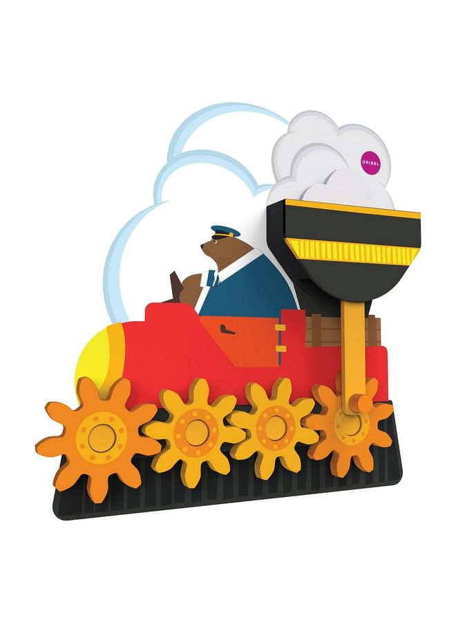 ORIBEL Vertiplay (Wall Toy) Round & Round Goes Mr. Bear - Image 1