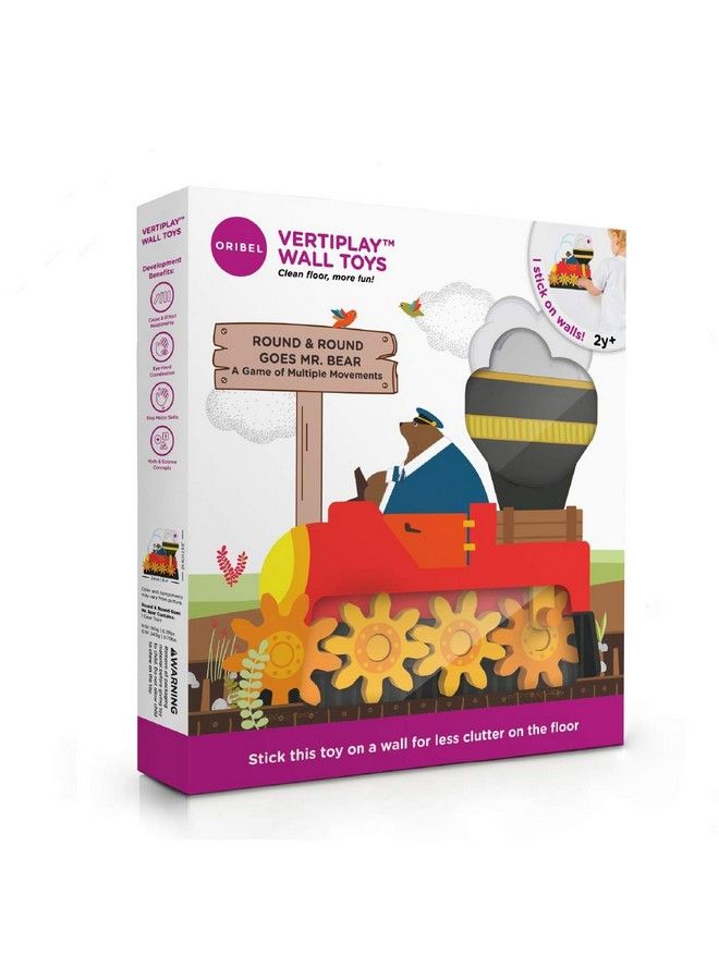ORIBEL Vertiplay (Wall Toy) Round & Round Goes Mr. Bear - Image 5