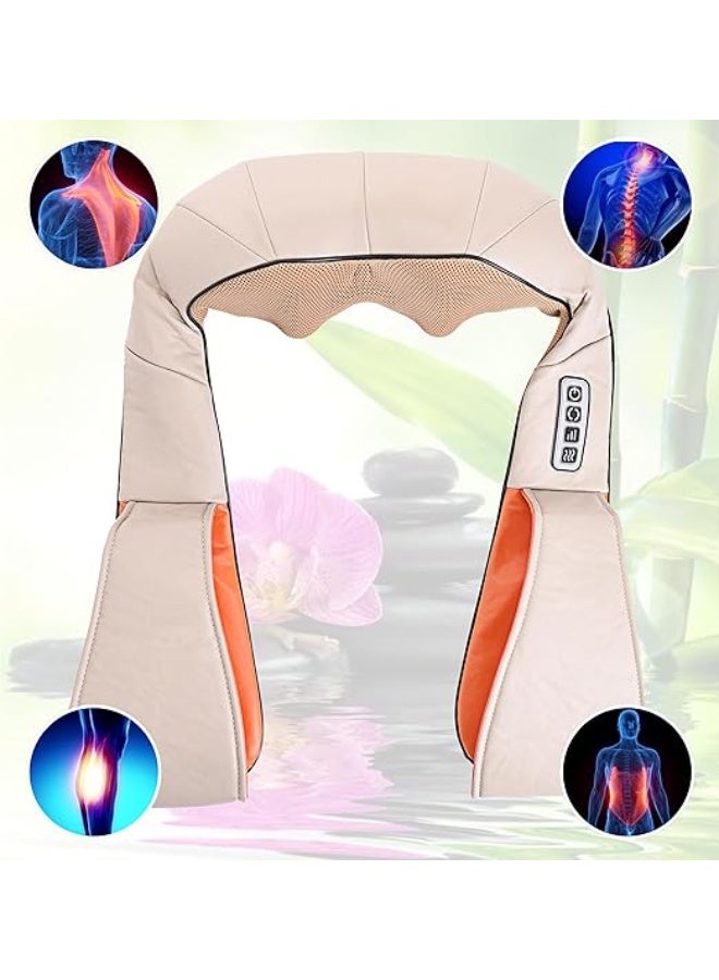 Shiatsu Neck & Back Massager with Heat - 8 Deep Kneading Rollers - Multi-Speed & Dual Direction - Easy-to-Use for Pain Relief & Circulation - Image 5