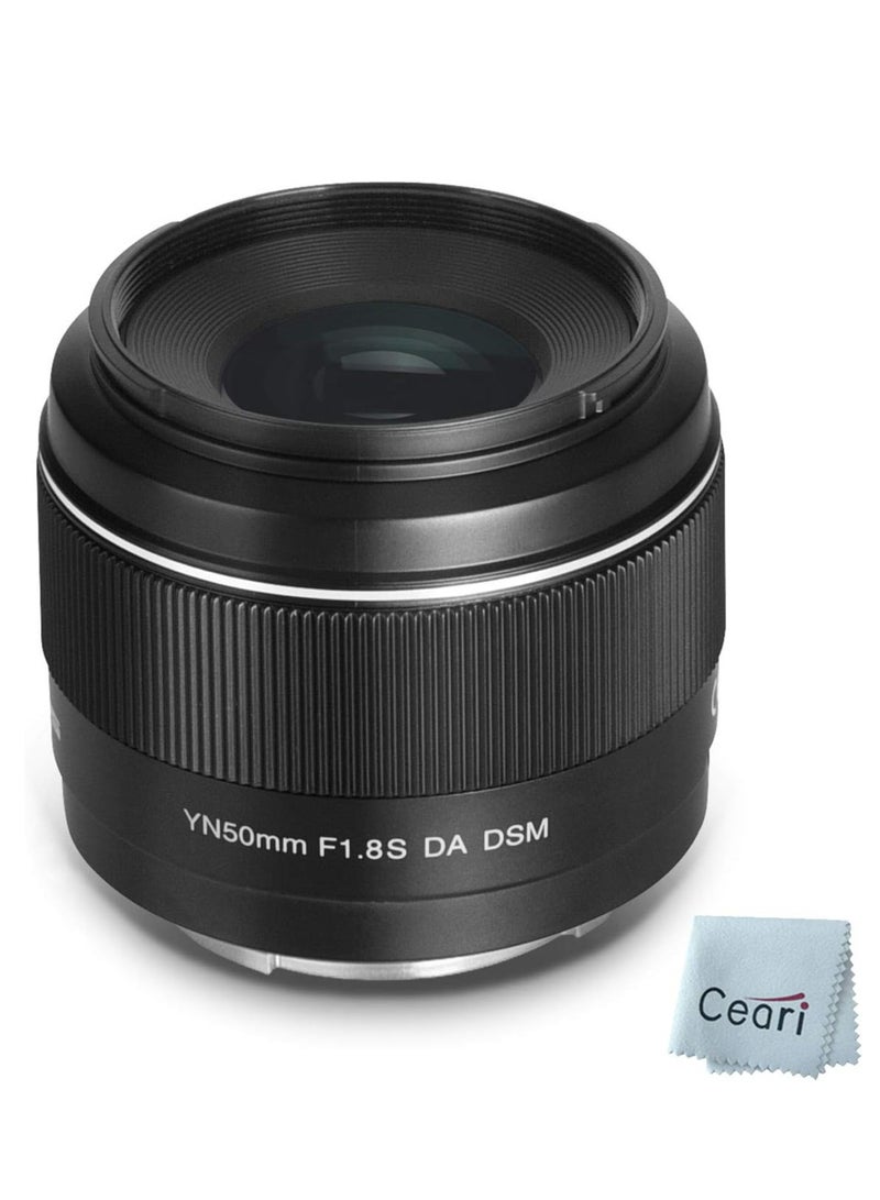 YONGNUO YONGNUO YN50mm 50mm F1.8S DA DSM AF/MF Focus Lens for Sony E Mount APS-C Frame Digital Camera  - Image 1