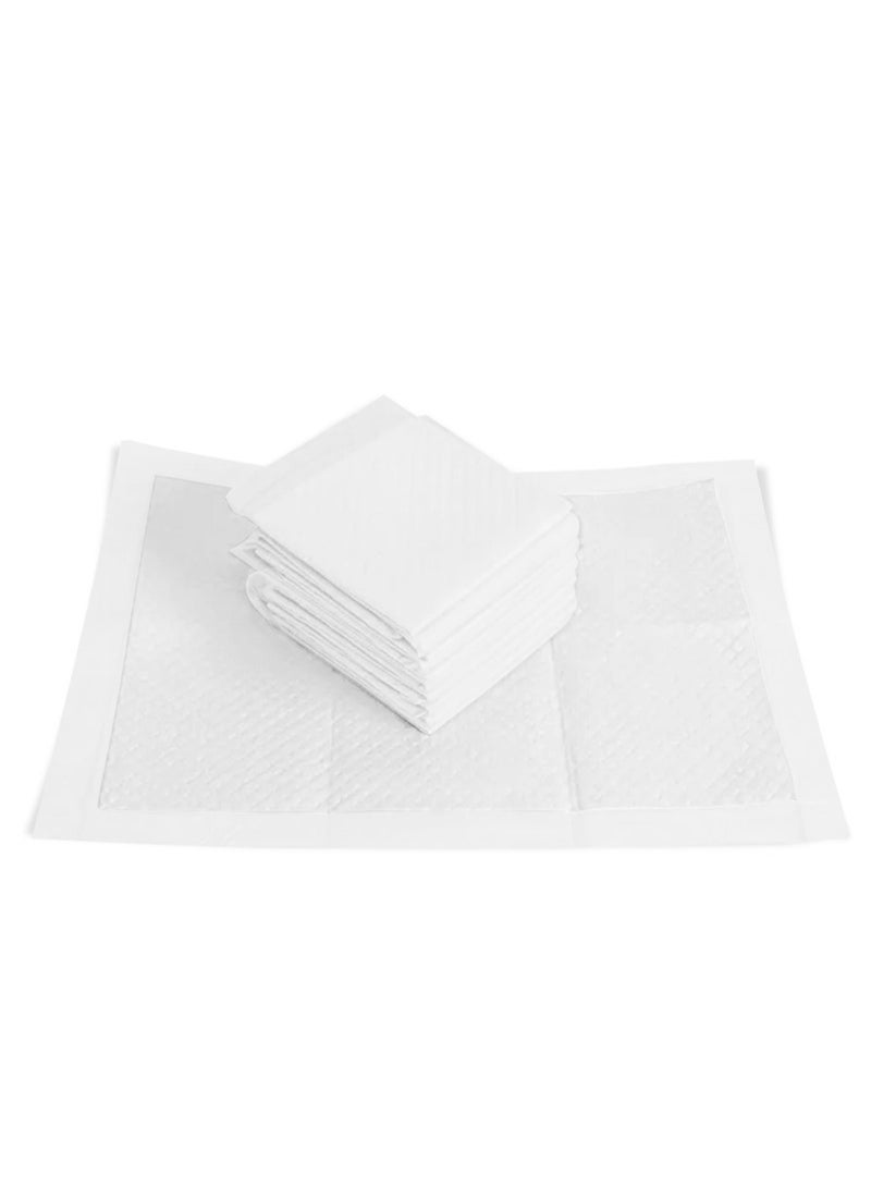 STAR BABiES حصائر تغيير قابلة للتصرف كبيرة 45 × 60 سم عبوة من 10 - بيضاء - Image 3