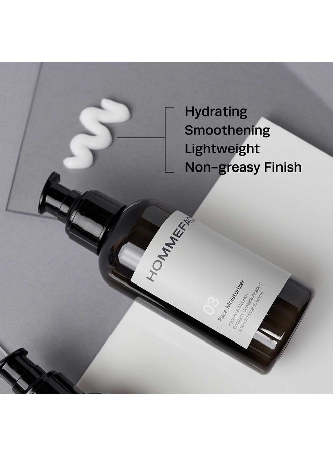 HOMMEFACE HommeFace Men’s Daily Face Moisturizer, 5.07 fl. oz. - Hydrating & Nourishing Facial Lotion for Men with Collagen, Witch Hazel & Cica Extracts, Lightweight, Alcohol-Free  - Image 3