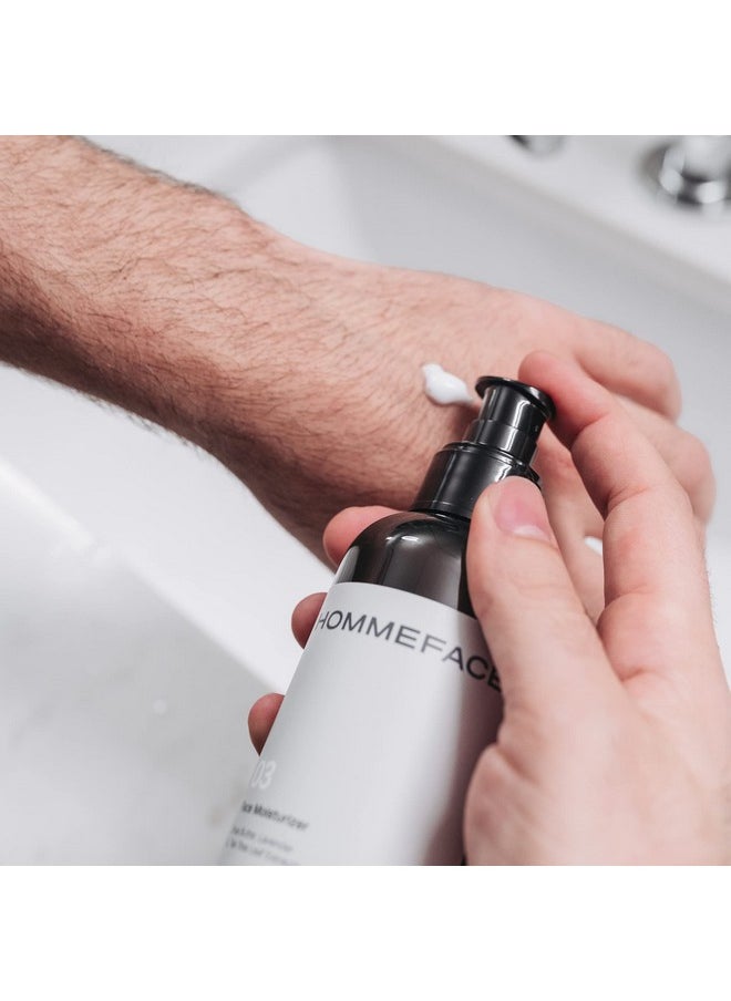 HOMMEFACE HommeFace Men’s Daily Face Moisturizer, 5.07 fl. oz. - Hydrating & Nourishing Facial Lotion for Men with Collagen, Witch Hazel & Cica Extracts, Lightweight, Alcohol-Free  - Image 2