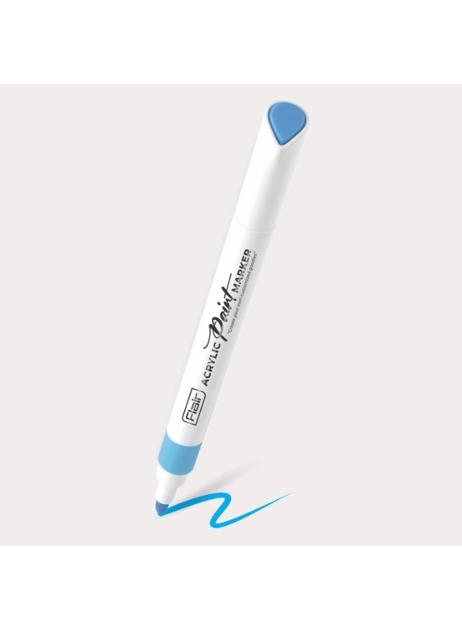 FLAIR Creative Series Acrylic Paint Pen Set | Non-Toxic & Provides Excellent Coverage | Ideal For Mandala Art, Doodling, Drawing, Sketching, Colouring & Shading | 12 Shades Pack - Image 3