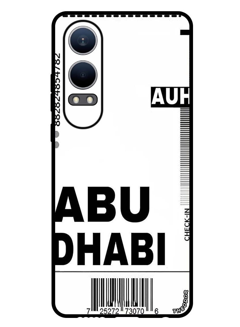 Theodor Protective Case Anti Scratch Shock Proof Bumper Cover For OnePlus Nord CE4 Lite AUH boarding pass - Image 1