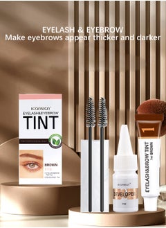 ICONSIGN Eyelash & Eyebrow Tint Kit for Professional Only, Long Lasting Waterproof Easy to Use 2-In-1 Lash Tint Kit, Hair Color Kit Lasts Up to 6 Weeks for Salon Home DIY Use 7ml  - Image 3