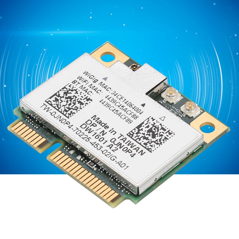 بطاقة شبكة لاسلكية Mini PCIe: أداء عالي 7 جيجابت في الثانية - دعم متعدد الترددات 802.11ad وبلوتوث 4.0 لأجهزة الكمبيوتر المحمولة والكمبيوتر المكتبي والكمبيوتر الصناعي - Image 3