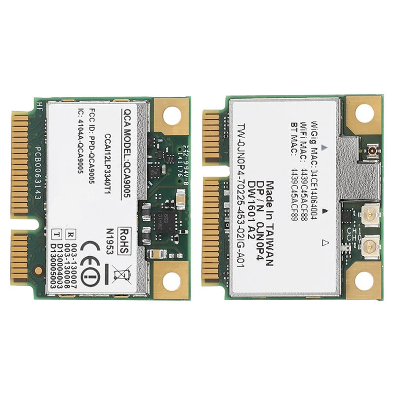 بطاقة شبكة لاسلكية Mini PCIe: أداء عالي 7 جيجابت في الثانية - دعم متعدد الترددات 802.11ad وبلوتوث 4.0 لأجهزة الكمبيوتر المحمولة والكمبيوتر المكتبي والكمبيوتر الصناعي - Image 1