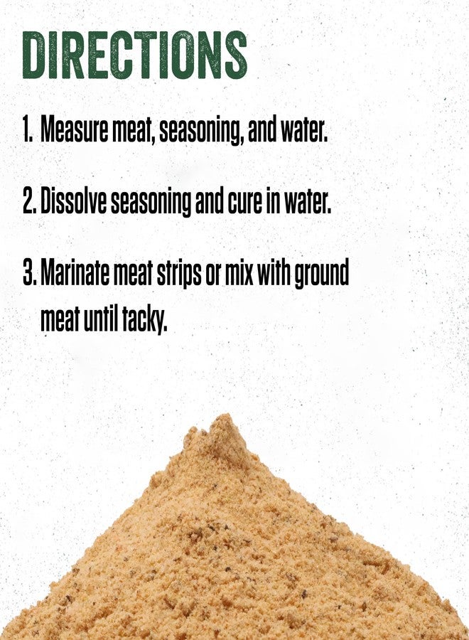 LEM Products Backwoods Reduced Sodium Original Jerky Seasoning, Ideal for Wild Game and Domestic Meat, Seasons Up to 5 Pounds of Meat, 3.6 Ounce Packet with Pre-Measured Cure Packet Included - Image 5