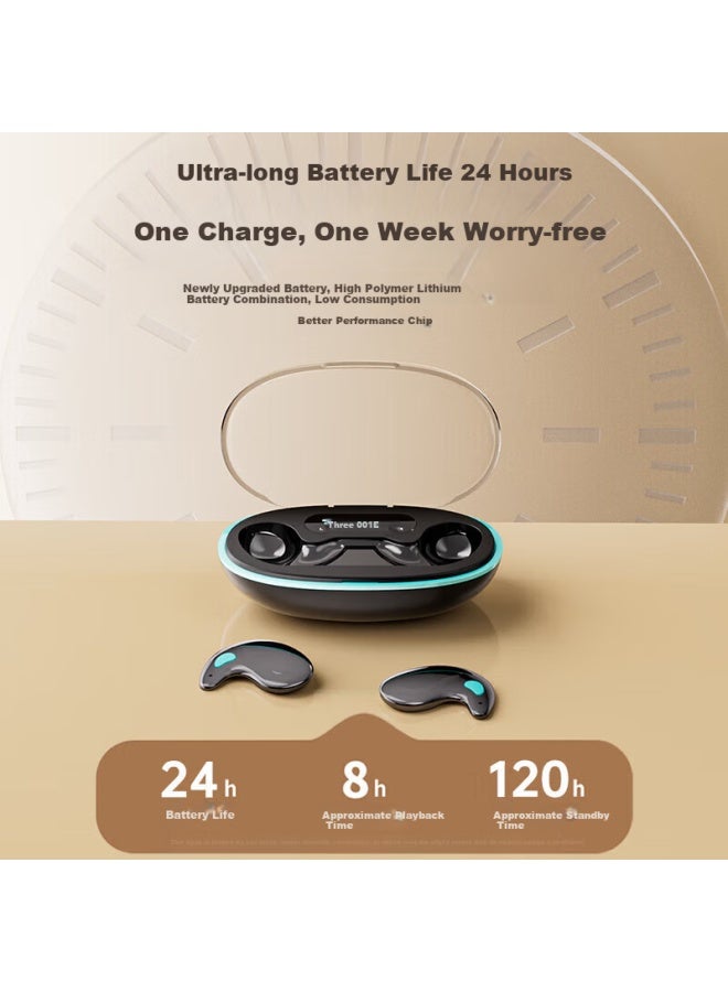 Sr German Berlin Voice Sleep Bluetooth Headphones, Bone Conduction, Comfortable For Long Wear, Invisible Mini True Wireless Non-in Style, Ultra-long Battery Life, Active Noise Cancellation, Calling Function, X55 Skin Color