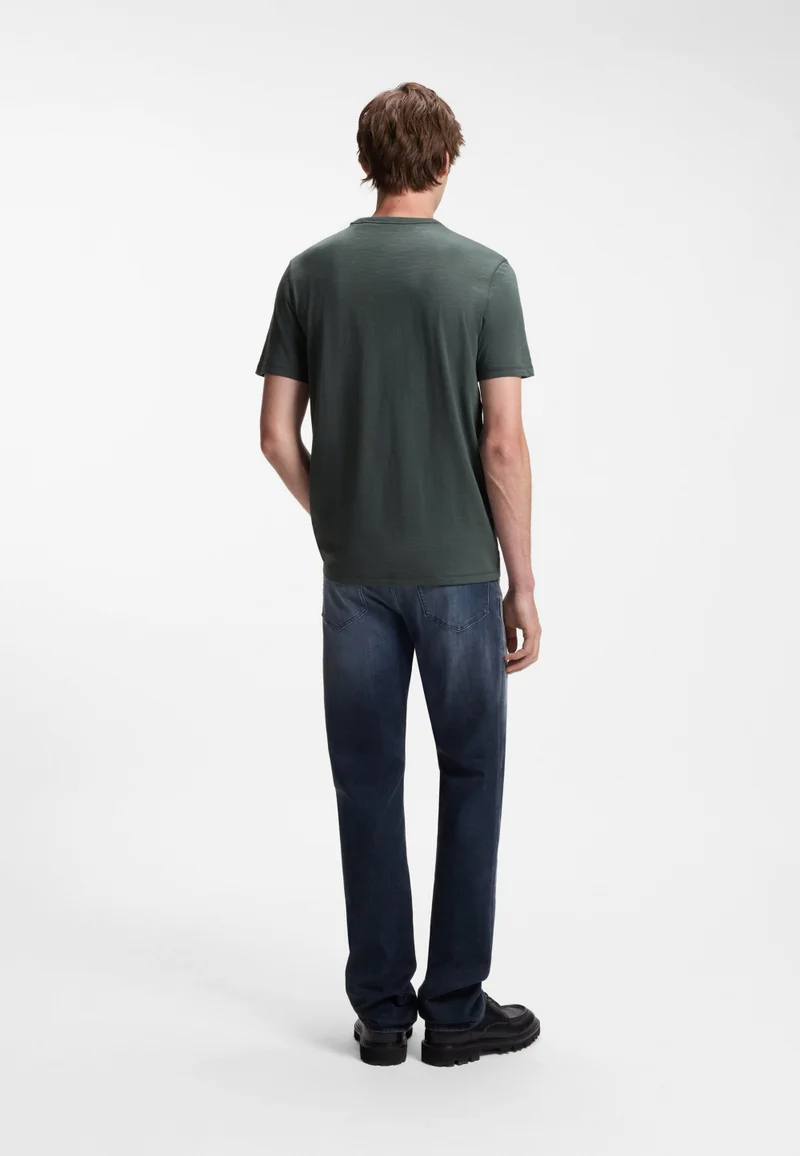 BOSS Cotton-jersey T-shirt with logo detail